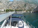 Sailing into the Gulf of Kotor
