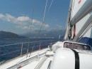 Sailing towards Montenegro