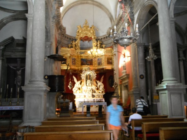 One of the churches inside Dubrovnik
