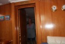 Annie in the stateroom