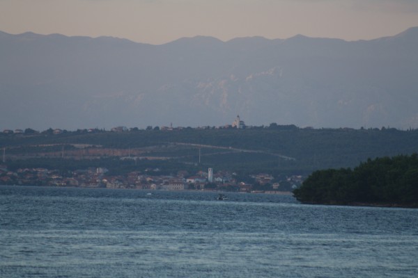 This was the view we had of Zadar and the Velabit mountain range