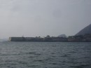 Old fort at entry to bay at Rio