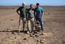 Our cairn along the Skeleton coast