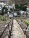 Midway up, it is steep!