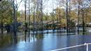 Flooded area south of Myrtle Beach.  Strict no-wake zone.