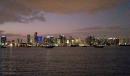 Miami skyline at night (taken from Marine Stadium anchorage)