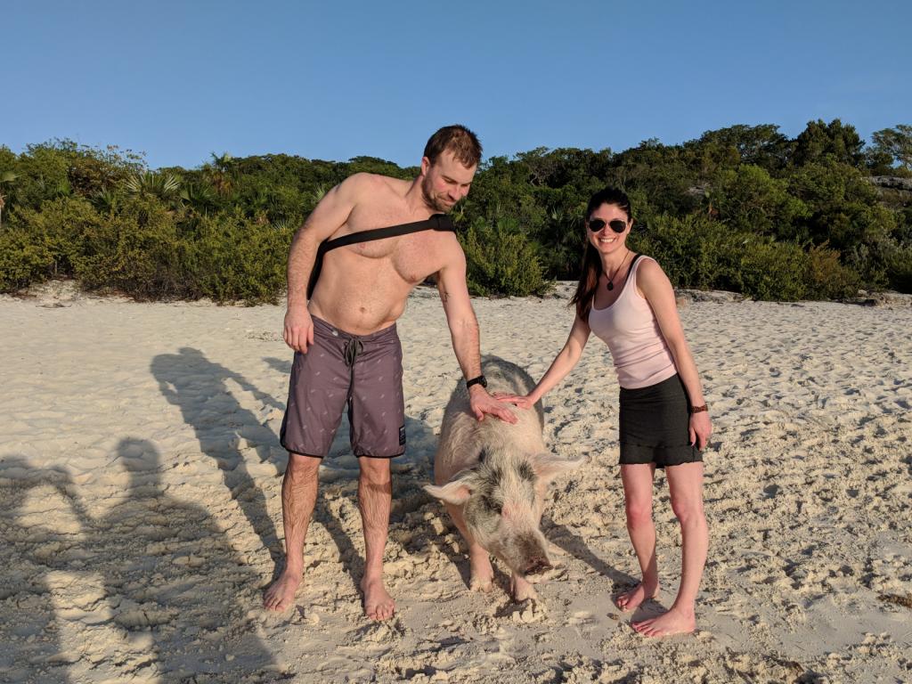 Mike and Christina meet The Pigs