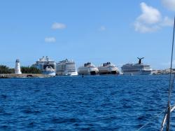 Entering Nassau Harbor