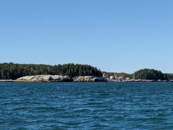 Leaving the rocky Maine Coast, Five Islands, Maine