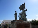 Another view of the loyalist statue