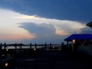 Thunder clouds over Fernandina, left over from the mid west tornados