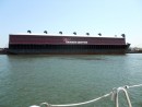 Large covered barge
