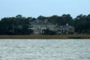 One of the "small" homes along the Georgia shoreline