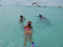 The snorkelers