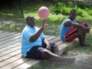 Bequia youth...could spin the ball all day