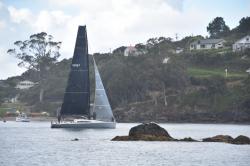 First yacht to finish at Oban, Round New Zealand Race: 