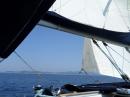 Sailing from Lastovo to Mljet
