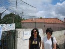 Rosa and Susana outside the dog shelter in Sintra.  They showed us all around  the area with Rute and we had a lovely day out. 