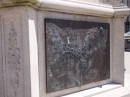 Relief on the statue in Maria Pita Square.  This shows the bay of Coruna and where Drake and his men were to come into