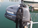 Our outboard engine for Dennis our dinghy.

Yamaha 4 stroke