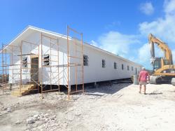 Housing for the workers: Almost complete. The workers will have a shelter while the school is built (hoping to be completed by September)