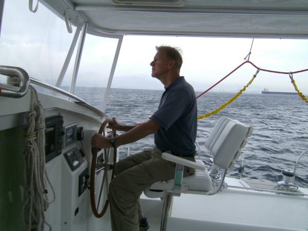 Kerry at the helm