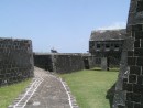Just inside the upper portion of Fort Charles.