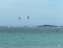 Kite Surfers on the French side of St. Martin