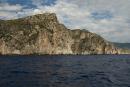Cape Palinuro. We anchored on the north side of this. 