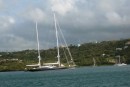 leaving Clarkes Court Bay - our boat size is like that of the one on the right.....look close