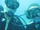 underwater selfie