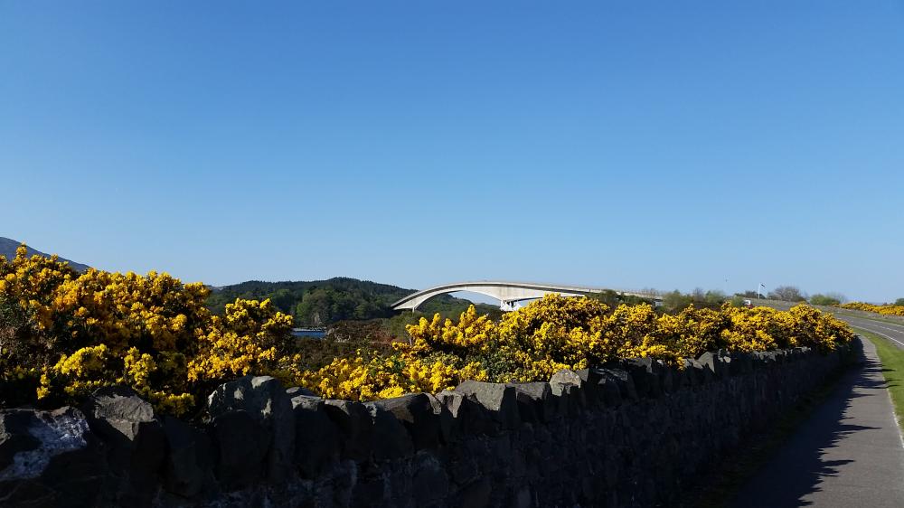 Bridge to Skye: We walked across to the Isle of Skye