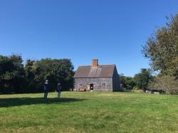 The oldest house in Nantucket: Jethro Coffin House, built in 1686 when the native Wampanoag population was still thriving...
