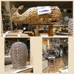  Marine-themed home decor store window.: Probably the nicest items I