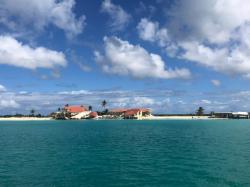 The now "decommissioned" Palm Beach Hotel in Barbuda, reason: hurricane.