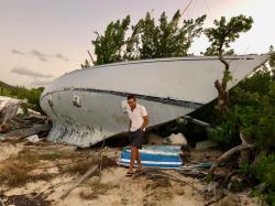 Trellis Bay in Tortola, BVI: still a boat graveyard after Irma in 2017.