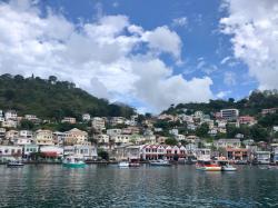 Approaching St. Georges, Grenada