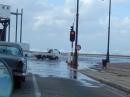 The Malecon has closed the road along the ocean.