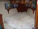 Completed and ready for Mum to visit, bed made up and dry and warm, just as well as the sea froze!