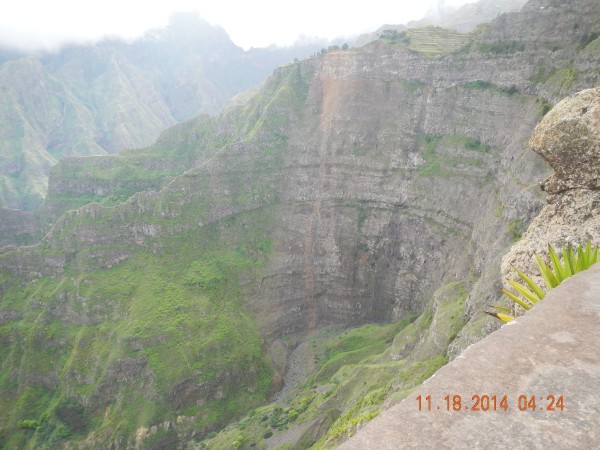 Amazing steep cliffs