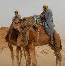 Linda and Dave on camels