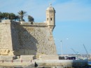 Fortress at Malta harbor entrance