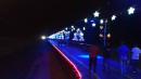 The Pier in Riohacha with Christmas Lights