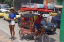Colombian "Becak" famous in Indonesia