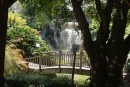 Waterfall in Deshaies Botanical Garden