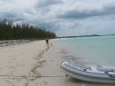 Green Turtle Beach: Hunting for shells on Green Turtle Cay.