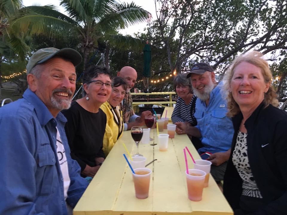 Anniversary Celebration at Pinapples (green Turtle Cay) : great celebration with fellow cruisers at Pinapples Bar and Grille on Green Turtle cay.  
