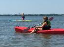 Paddling in Assateague 