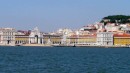 Lisbon city quayside