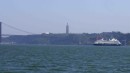 Cruise ship in River Tagus